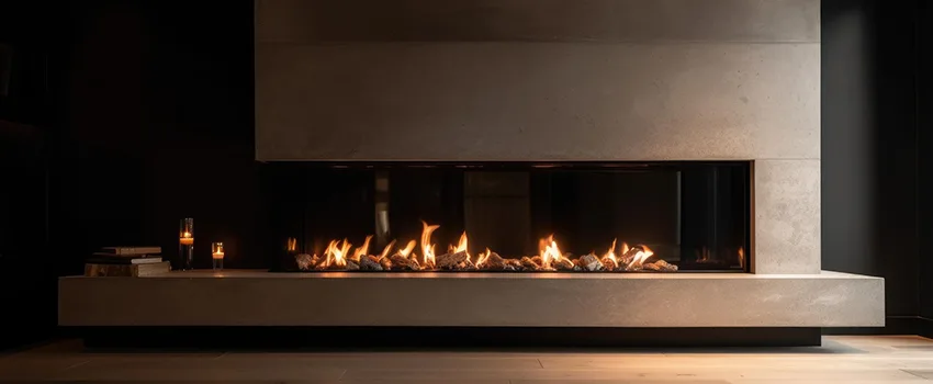 Gas Fireplace Ember Bed Design Services in South Elgin, Illinois