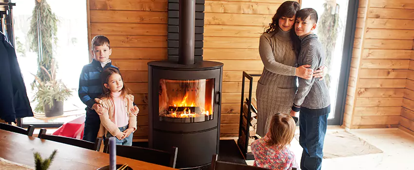 Morso Cast Iron Fireplace Insert Installation in South Elgin, Illinois