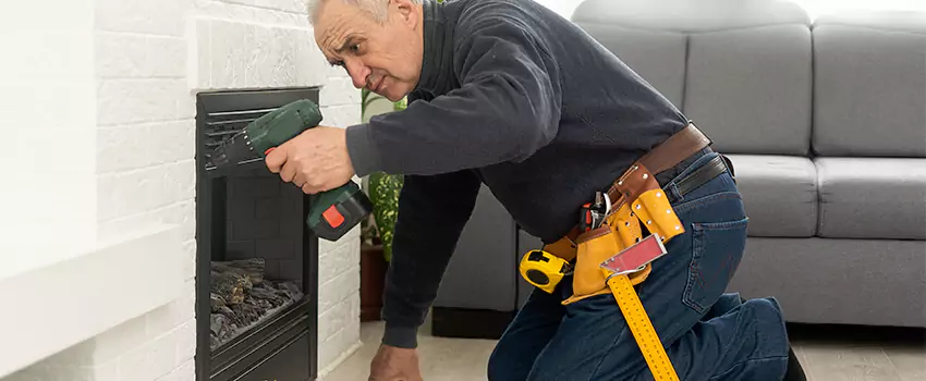 New Indoor Fireplace Installation in South Elgin, Illinois