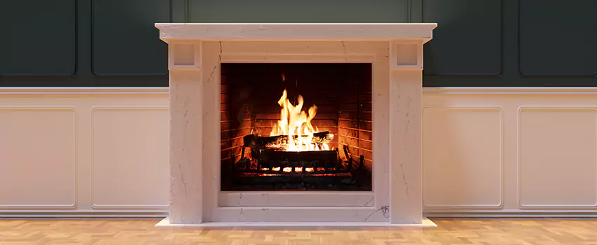 Open Flame Wood-Burning Fireplace Installation Services in South Elgin, Illinois
