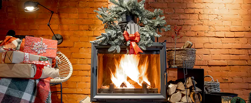 Travis Industries Linear Gas Fireplace Installation in South Elgin, Illinois