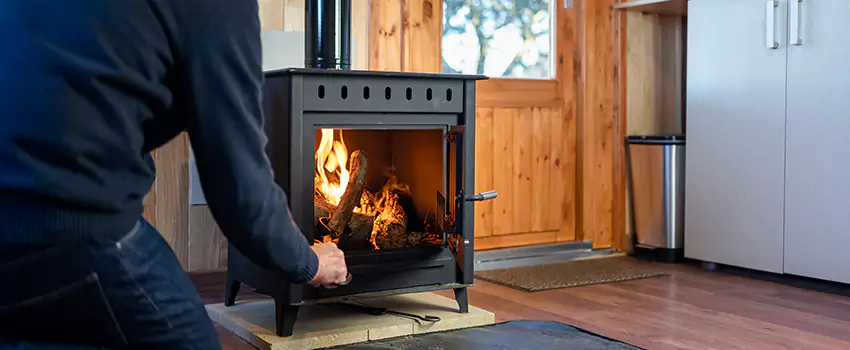 Open Hearth Wood Fireplace Installation in South Elgin, IL