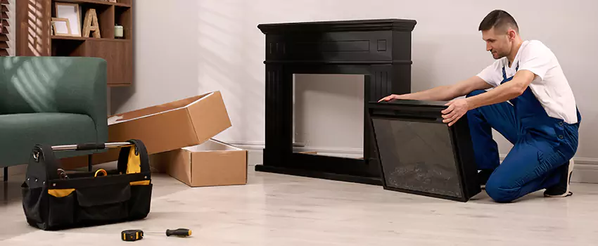 Old Rusted Metal Fireplace Repair And Replacement in South Elgin, IL